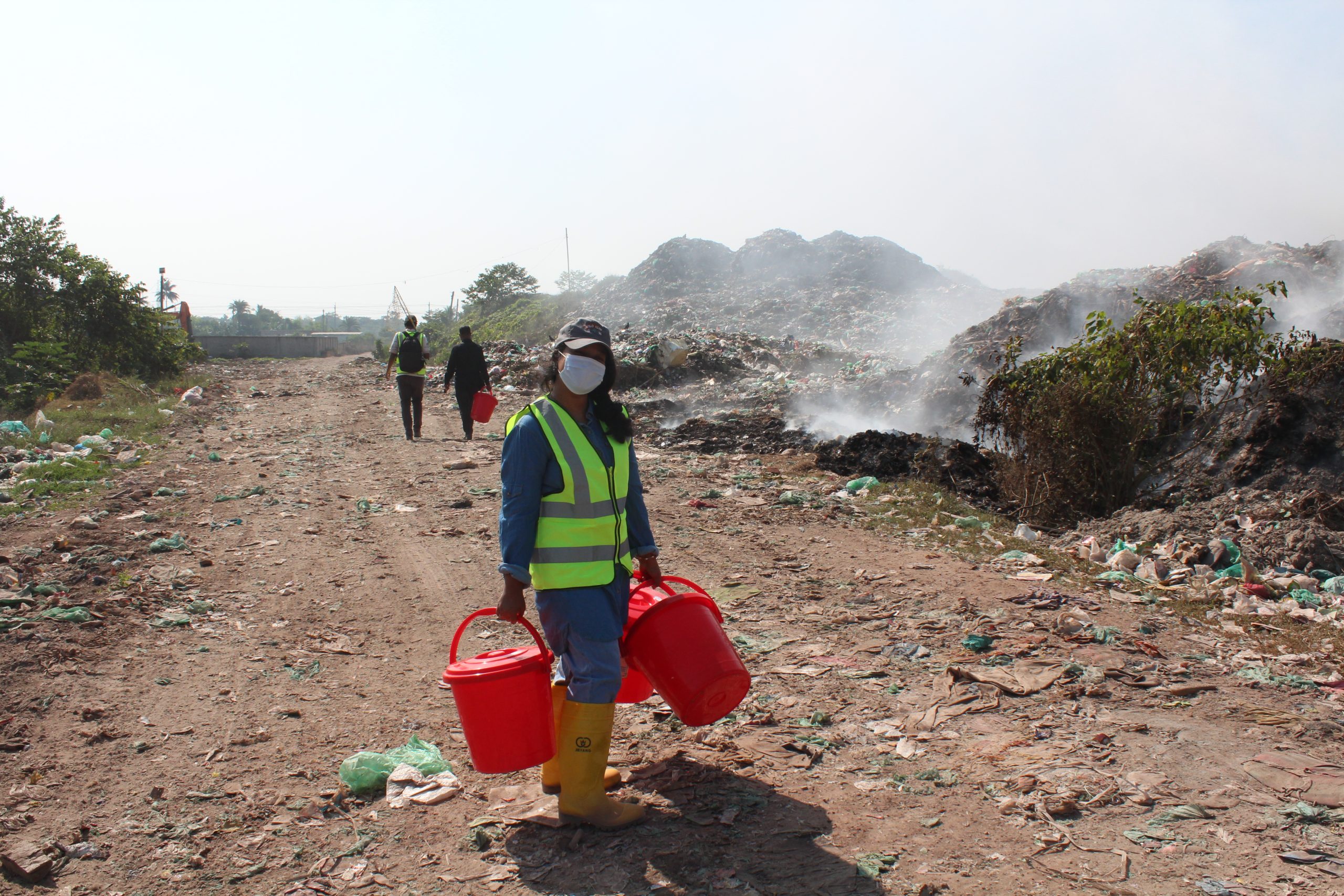 Monitoring plan for Rajbandh open dump site