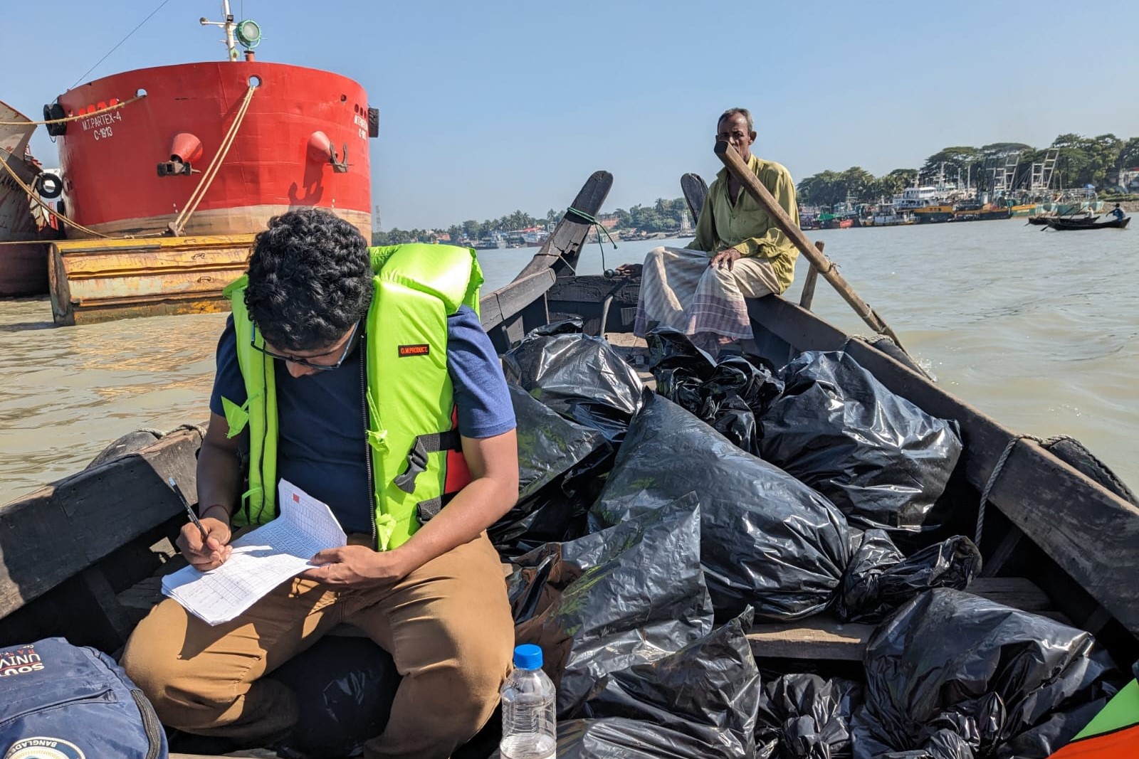 Waste collection at Mongla and Chittagong Port