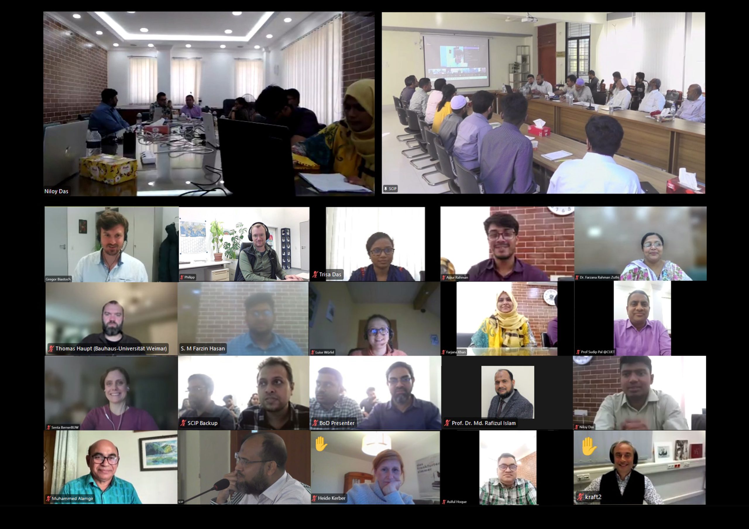 First hybrid Board of Director meeting